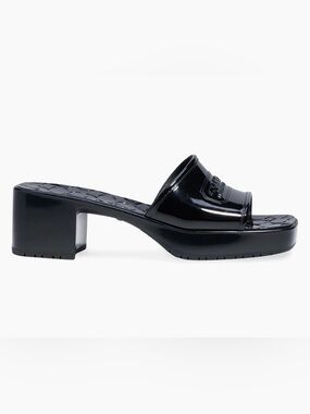 NWOB Coach Scarlett Block Sandals - Black 7